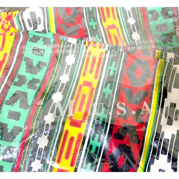 M U.S.A. Aztec Printed Design Junior's Legging One Size - Picture 5 of 5